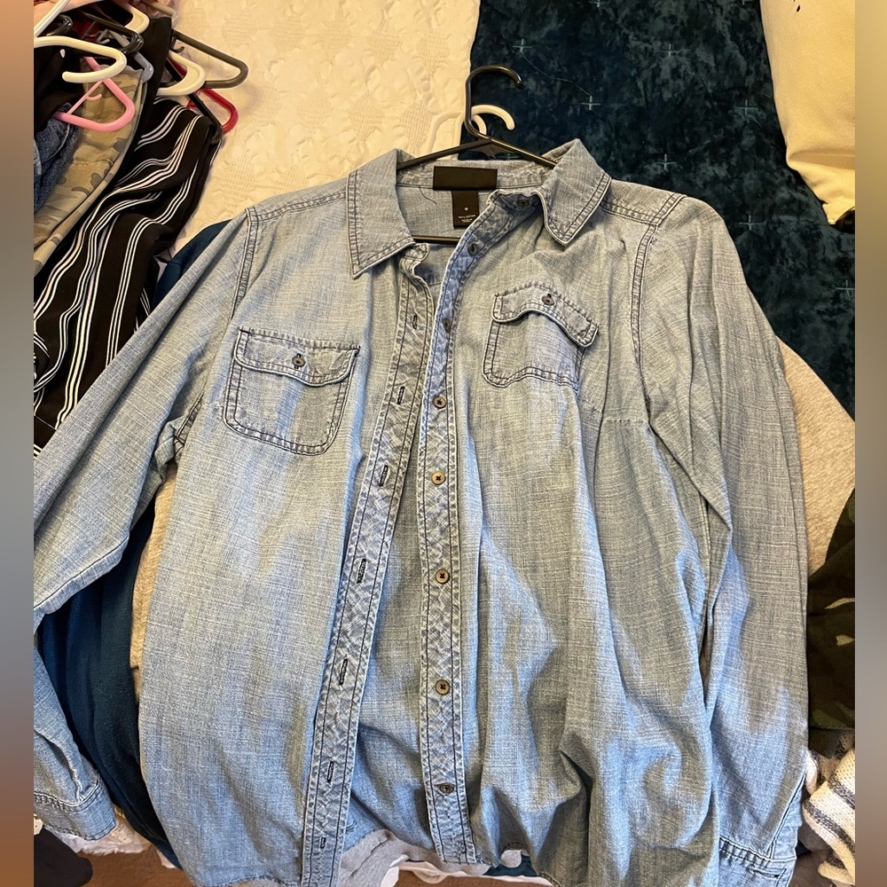 Lane Bryant denim top